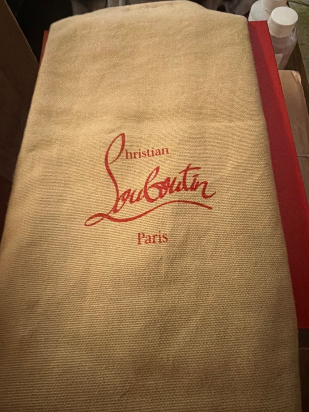 Bundle :   Christian Louboutin Beauty Lipstick Charm Necklace Set & Dust Bag - Picture 4 of 4